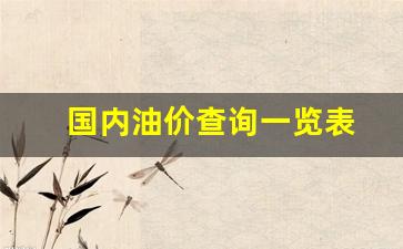 国内油价查询一览表-国内油价查询一览表