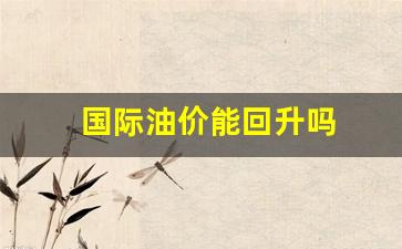 国际油价能回升吗_国际油价持续回升