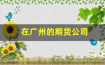 在广州的期货公司(广州期货公司怎么样)_https://www.eamstsz.com_北交所_第1张