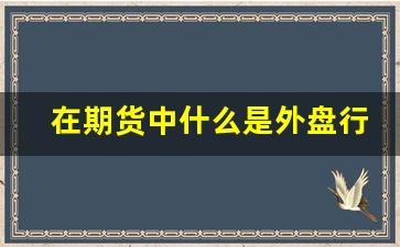 在期货中什么是外盘行情呢(在期货中什么是外盘行情呢)_https://www.eamstsz.com_创业板_第1张