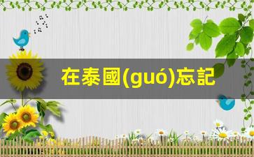 泰國(guó)旅行忘帶銀行卡怎么辦？泰國(guó)入境需準(zhǔn)備銀行流水嗎？