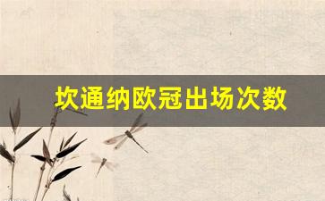 坎通纳效力过的球队-坎通纳欧冠出场次数