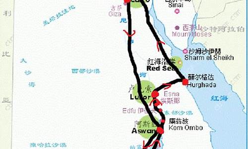 埃及旅游路线成都出发,埃及主要旅游线路