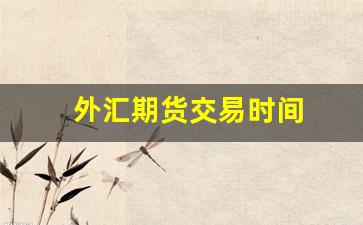 外汇期货交易时间(外汇期货上市了吗)_https://www.eamstsz.com_深交所_第1张