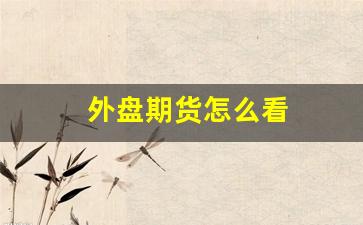 外盘期货怎么看(外盘期货app十大排行榜)_https://www.xzdzchf.com_科创板_第1张