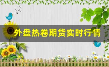 外盘热卷期货实时行情(外盘期货最新行情)_https://www.fzdzcxj.com_创业板_第1张