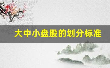 大中小盘股的划分标准有哪些(股票怎么区分)_https://www.kairu168.com_郑商所_第1张
