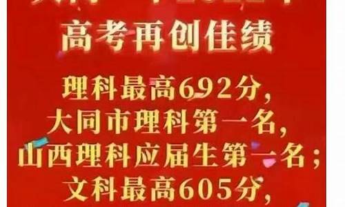 大同2015高考状元_大同一中高考状元