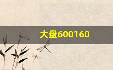 大盘600160(大盘600010)_https://www.rzcpcj.com_淘宝运营_第1张