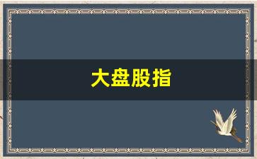 大盘股指(大盘股指多少点)_https://www.gzyhshgzzx.com_郑商所_第1张
