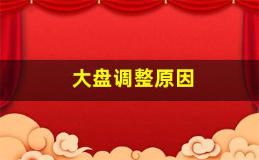 大盘调整原因(什么叫大盘调整)_https://www.fzdzcxj.com_上交所_第1张