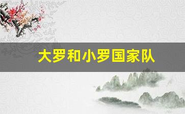 大罗和小罗国家队-小罗跟大罗巅峰对比