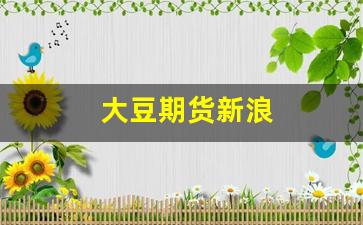 大豆期货新浪(大豆最新期货)_https://www.gfdzclz.com_深交所_第1张