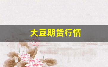 大豆期货行情(大豆期货行情走势图金投网)_https://www.fzdzcxj.com_北交所_第1张