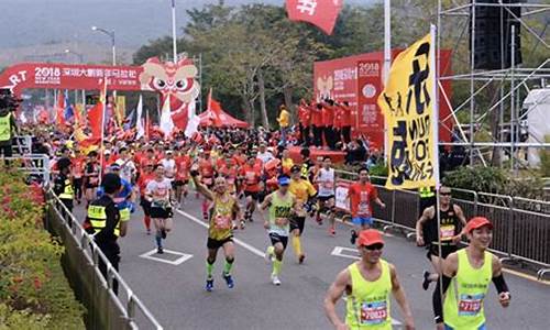 大鹏马拉松照片,2018大鹏马拉松奖牌