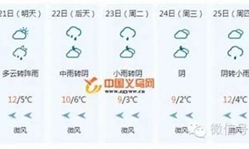 义乌未来天气预报30天_天气浙江义乌未来一周天气