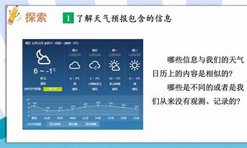 天气预报是怎样制作出来的教学设计_天气预报是怎样制作出来的实验报告单