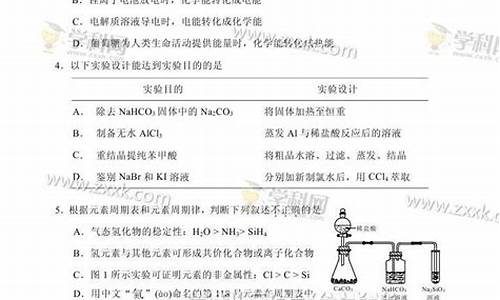 2017年天津化学高考题解析,天津2017高考化学答案