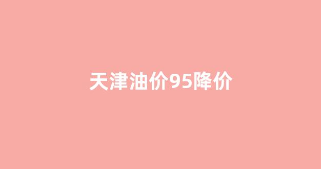 天津油价95降价_天津95号汽油油价调价