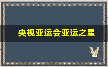 亚运会央视网-央视亚运会亚运之星