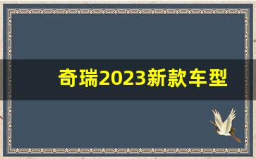 奇瑞2023新款车型上市规划(奇瑞21款新车计划)_https://www.wguangz.com_广期所_第1张