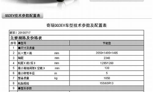 奇瑞汽车最新报价表一览表_奇瑞汽车最新报价表一览表图片