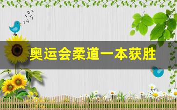 奥运会柔道赛事-奥运会柔道一本获胜
