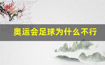 奥运会足球为什么不行-奥运会足球为什么不火
