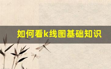 如何看k线图基础知识(怎么看k线图图解口诀)_https://www.taocizhiliang.com_装修流程_第1张
