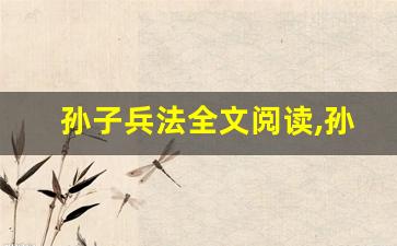 孙子兵法全文阅读,孙子兵法讲了什么,孙子兵法经典句子-第1张图片-我的生活随想