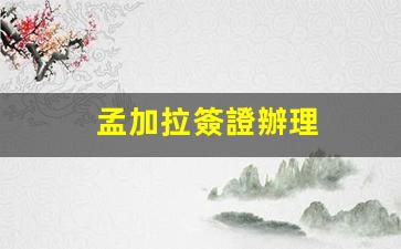孟加拉簽證辦理全攻略，詳解價格及辦理流程