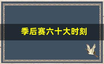 季后赛六十大时刻视频-季后赛六十大时刻
