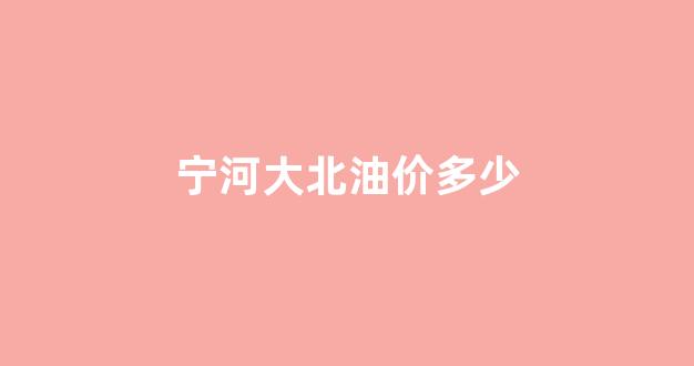 宁河大北镇_宁河大北油价多少