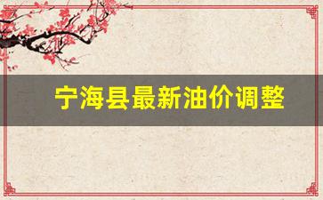 宁海县最新油价调整-宁海加油站电话