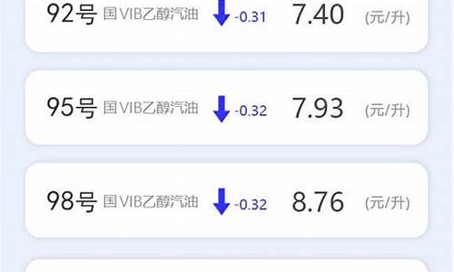 安徽油价92汽油下次下调时间表_安徽油价