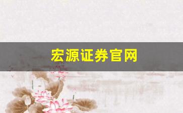 宏源证券官网(宏源证券官网下载交易软件)_https://www.haiwangdasha.com_中金所_第1张