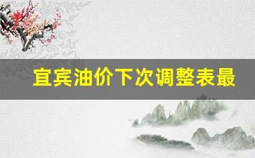 宜宾今日汽油价格-宜宾油价下次调整表最新