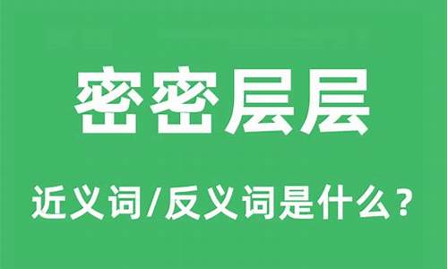 密密层层的枝叶把森林遮得严严实实-密密层