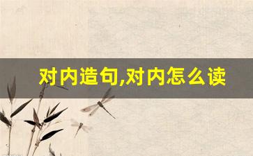 对内造句,对内怎么读,对内的意思,对内的组词-第1张图片-我的生活随想