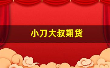 小刀大叔期货(小刀vlog)_https://www.gdbxwh.com_开网店_第1张