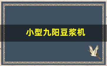小型九阳豆浆机怎么用-小型九阳豆浆机