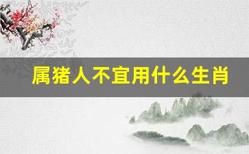 属猪人不宜用什么生肖-生肖猪最不适合哪个生肖