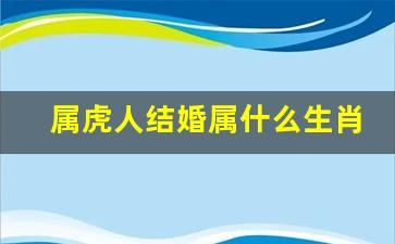 属虎人结婚属什么生肖好呢-属虎人结婚属什么生肖好
