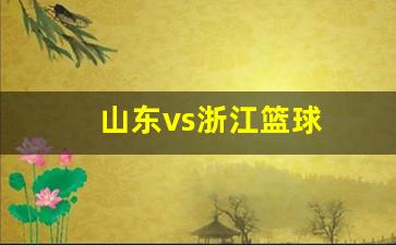 浙江队对山东男篮比赛-山东vs浙江篮球