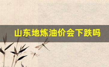山东地炼油价会下跌吗-山东地炼油价会下跌吗