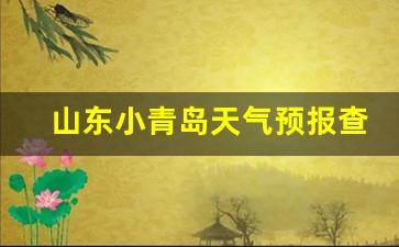 小度青岛天气_山东小青岛天气预报查询一周