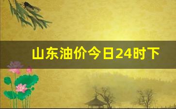 山东油价今日24时下调吗-山东油价今日24时下调吗