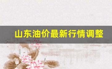 山东油价调整最新消息价格查询-山东油价最新行情调整