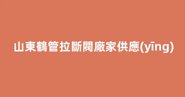 山東鶴管拉斷閥廠家供應(yīng)(1)