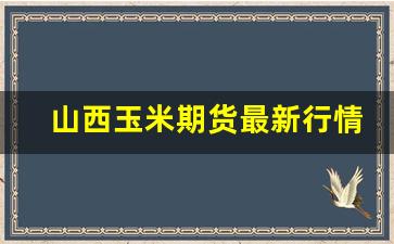 山西玉米期货最新行情苞米